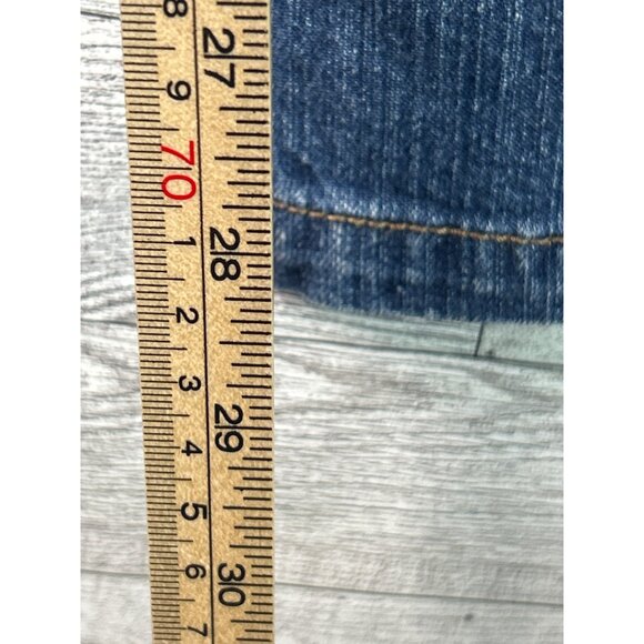 Chaps Katelyn Bootcut Blue Denim Mid Rise Stretch Jeans Size 4 - Picture 6 of 9